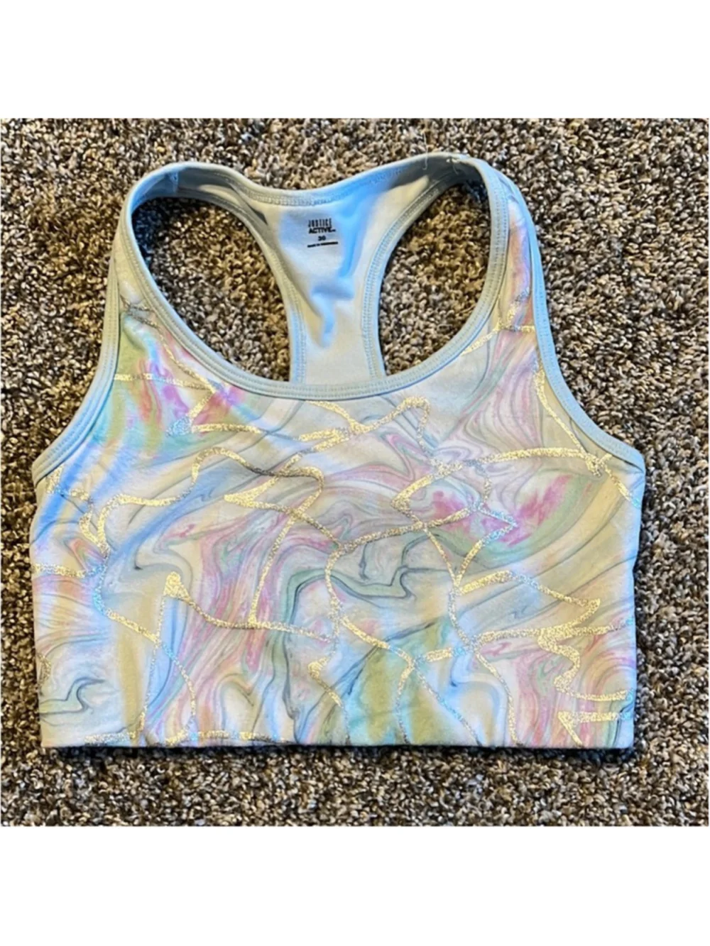 Justice Active Sports Bra, Girls Size 30